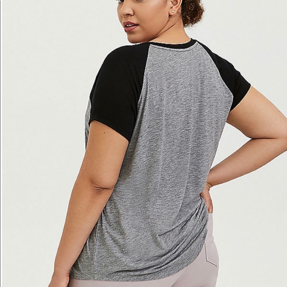 Torrid Baseball Mom Raglan Tee - Picture 6 of 8